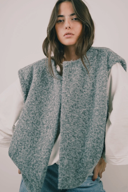 Gebreide mouwloze gilet – Warme laag met een nonchalante look